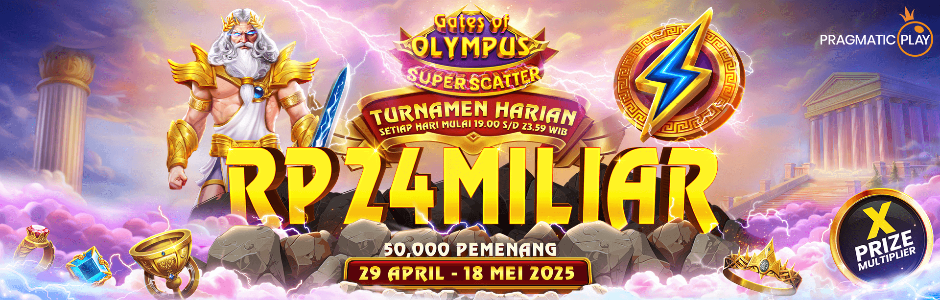 PP - Gates of Olympus Super Scatter Daily Tournament