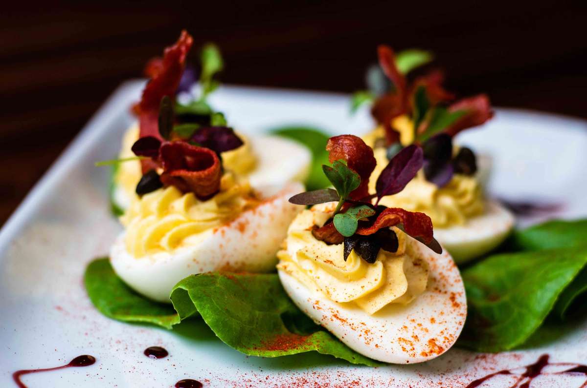 deviled eggs